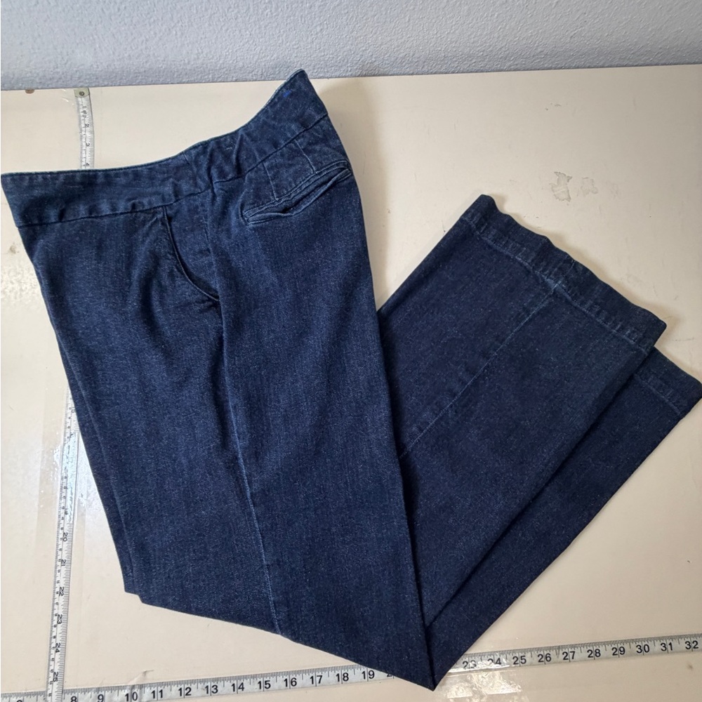 Chico's Dark Blue Flare Jeans
